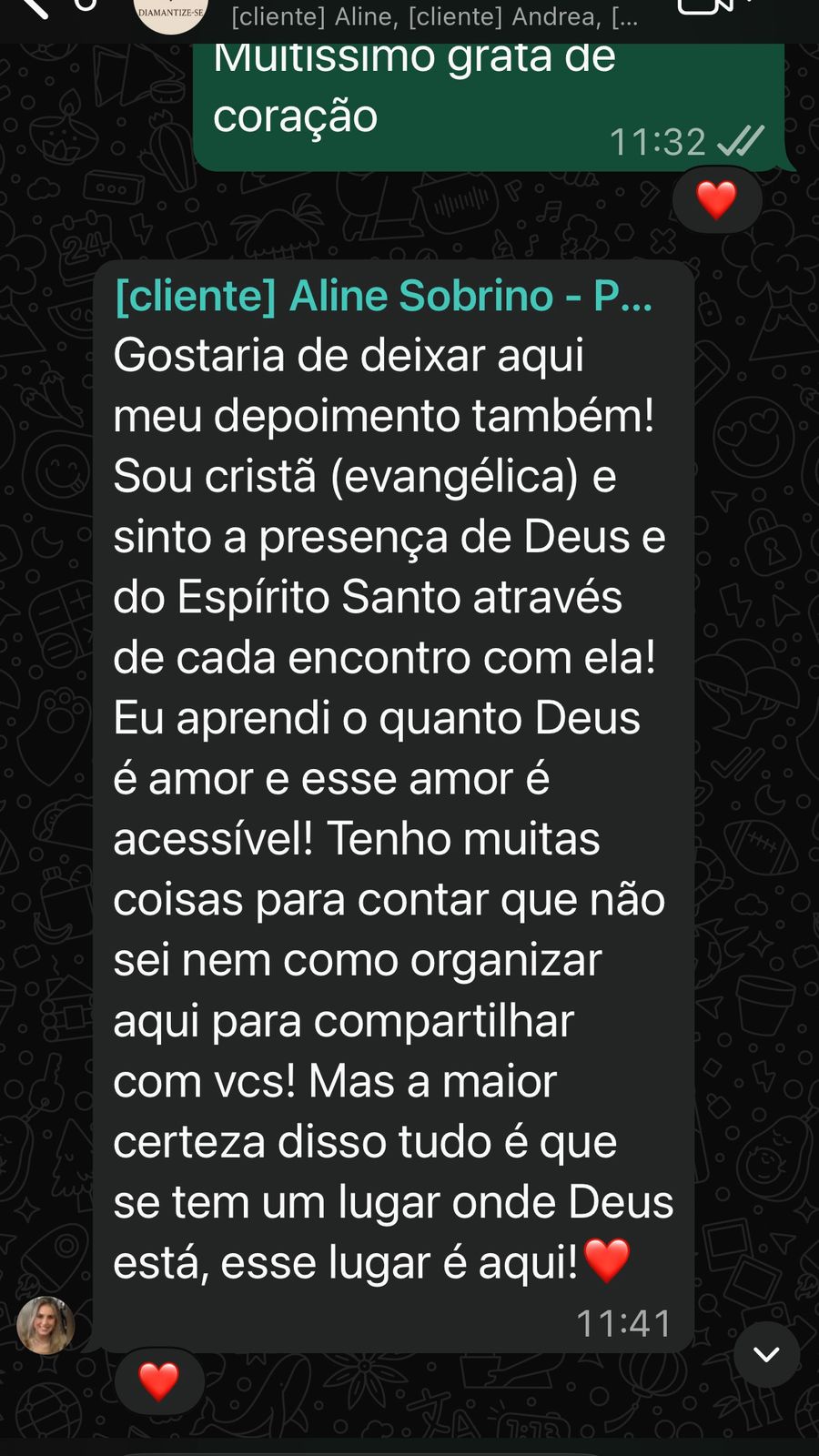 Depoimento WhatsApp 2